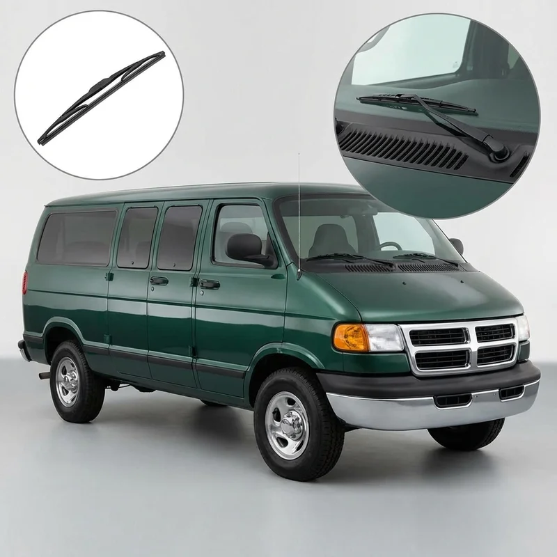 Passenger Side Wiper Blade for Dodge Ram 2500 Van (1996 - 2003) - 1